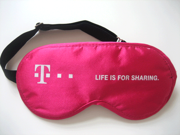Schlafmaske Telekom::mit Coolpack